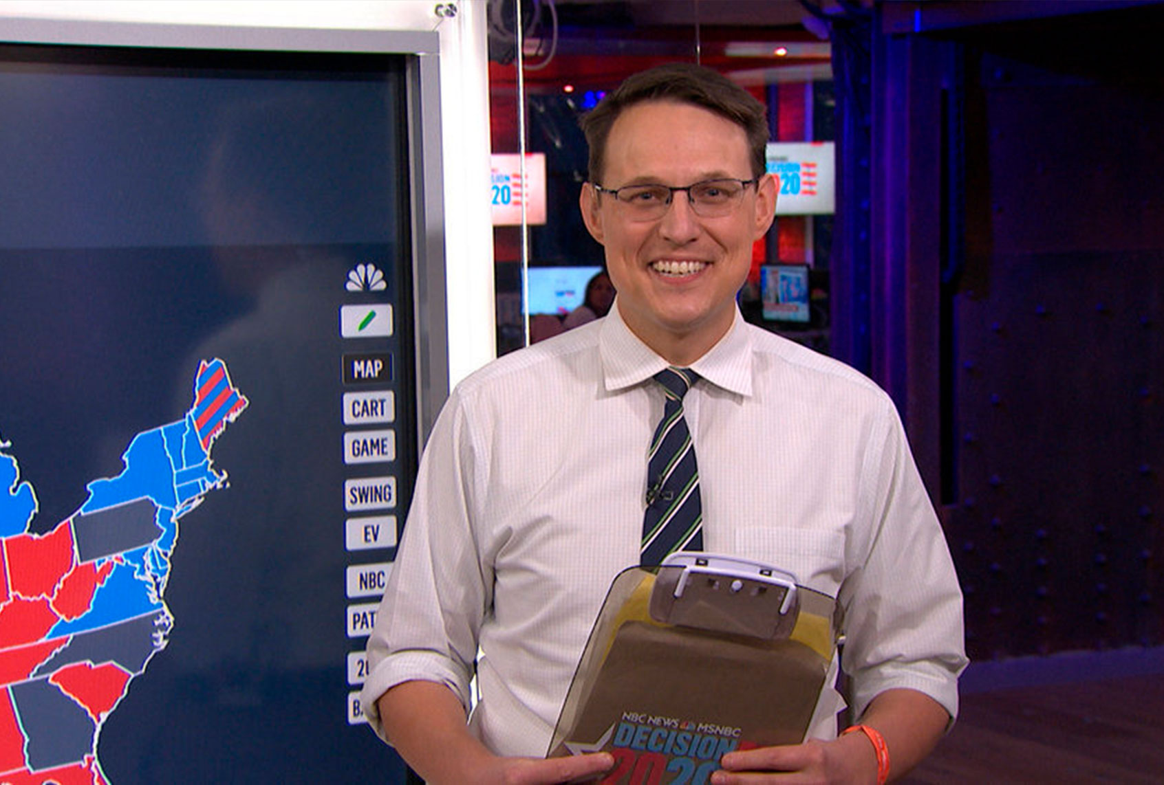 NBC News Journalist Steve Kornacki during an interview on November 4, 2020 (NBC)