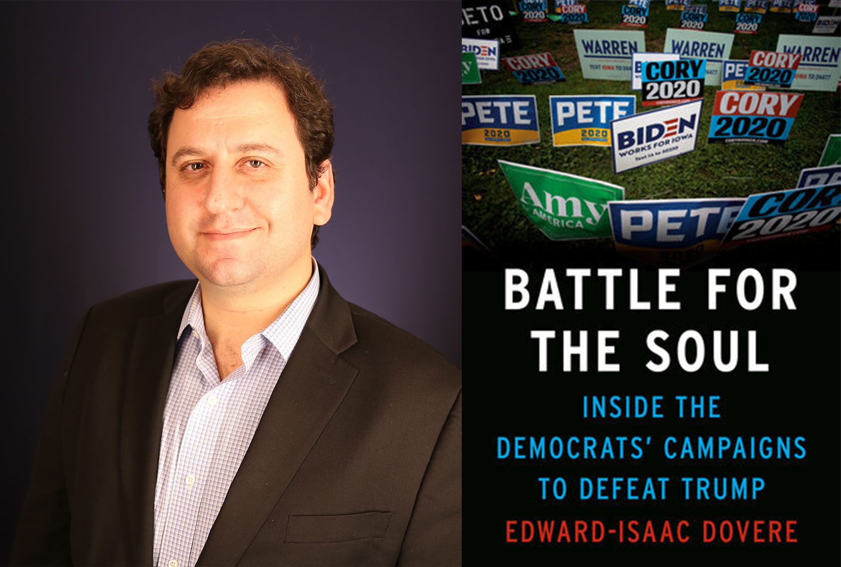 Battle For The Soul by Edward-Isaac Dovere (Photo illustration by Salon/The Atlantic/Viking)