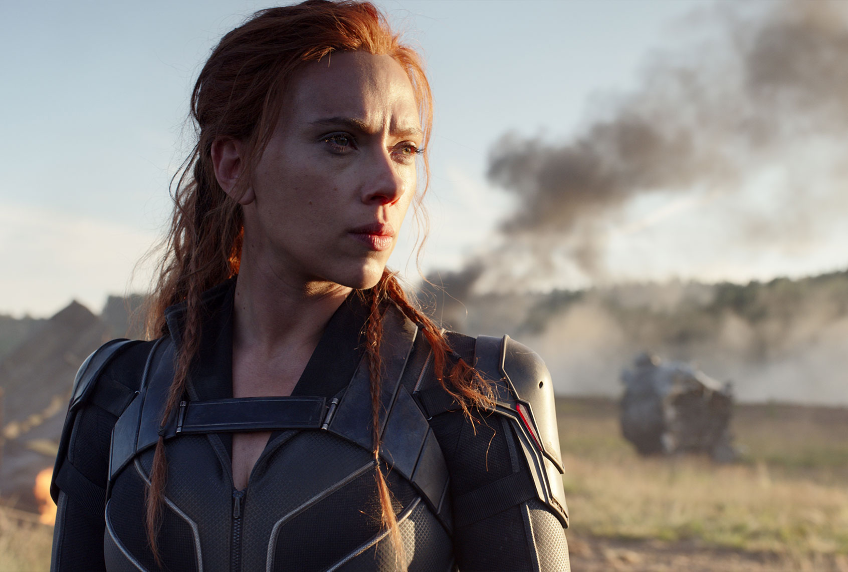 Scarlett Johansson as Natasha Romanoff in "Black Widow" (Disney+/Marvel Studios)