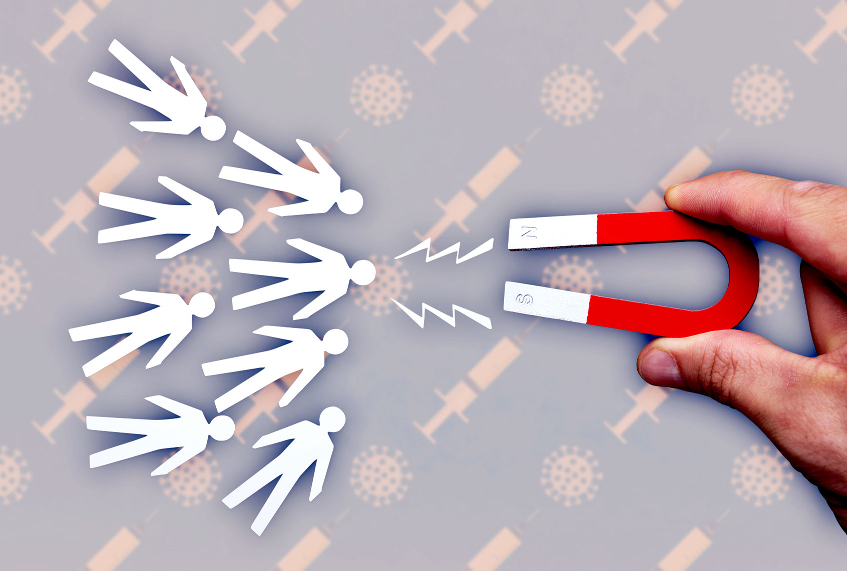 Magnetic Vaccine concept (Photo illustration by Salon/Getty Images/Andrey Popov/Robin Olimb)