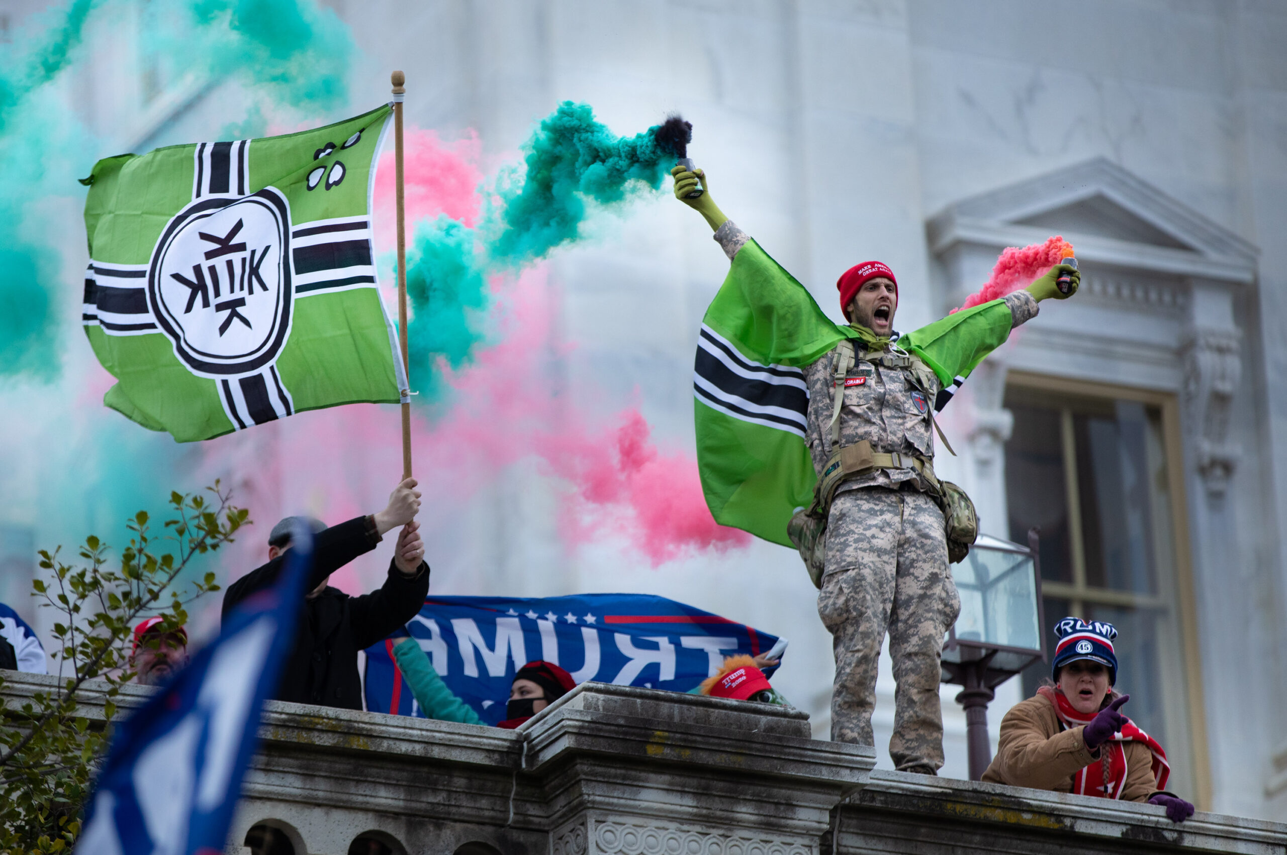 Pro-Trump protesters storm the U.S. Capitol on Jan. 6, 2021. (Getty Images)
