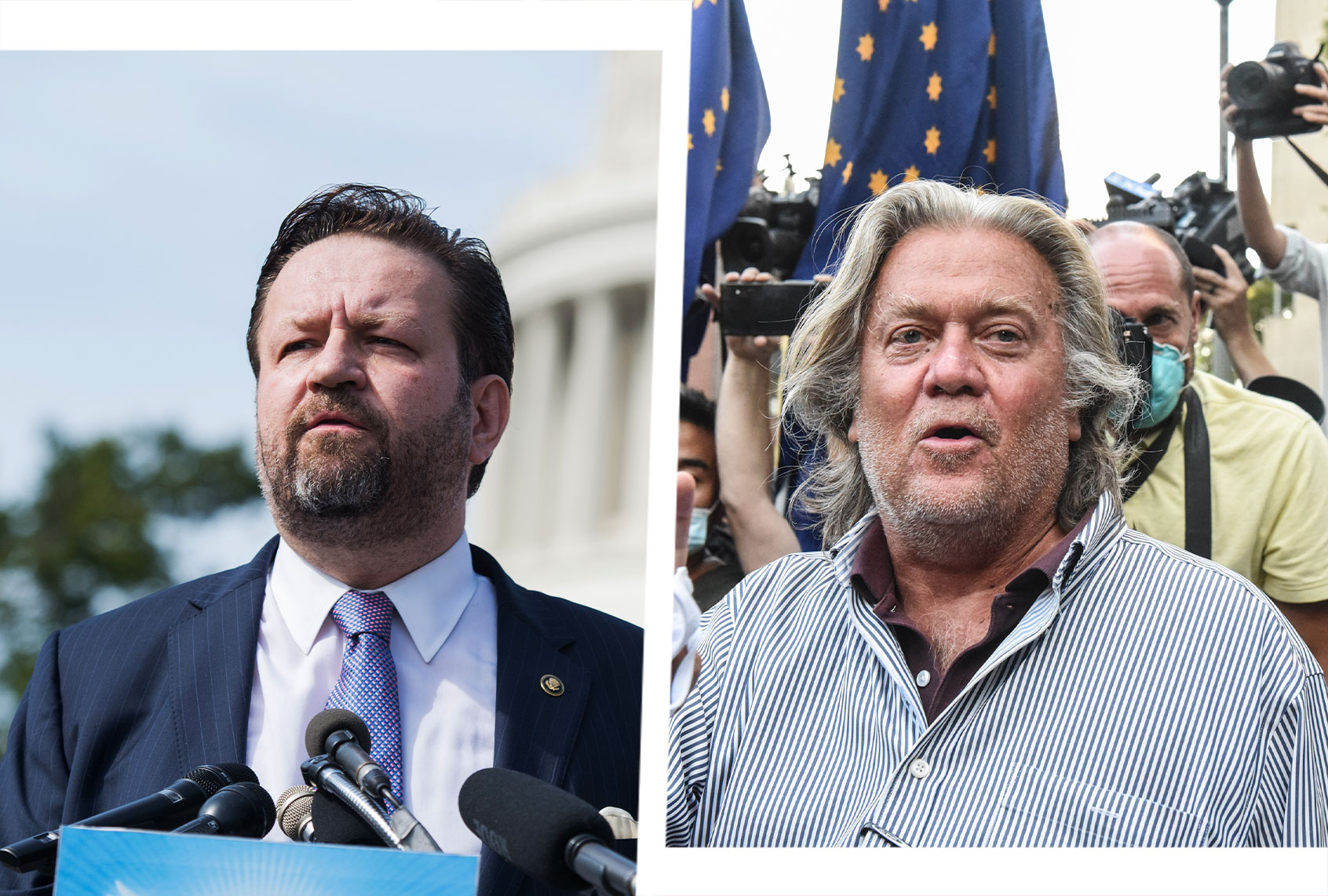 Sebastian Gorka and Steve Bannon (Photo illustration by Salon/Getty Images)