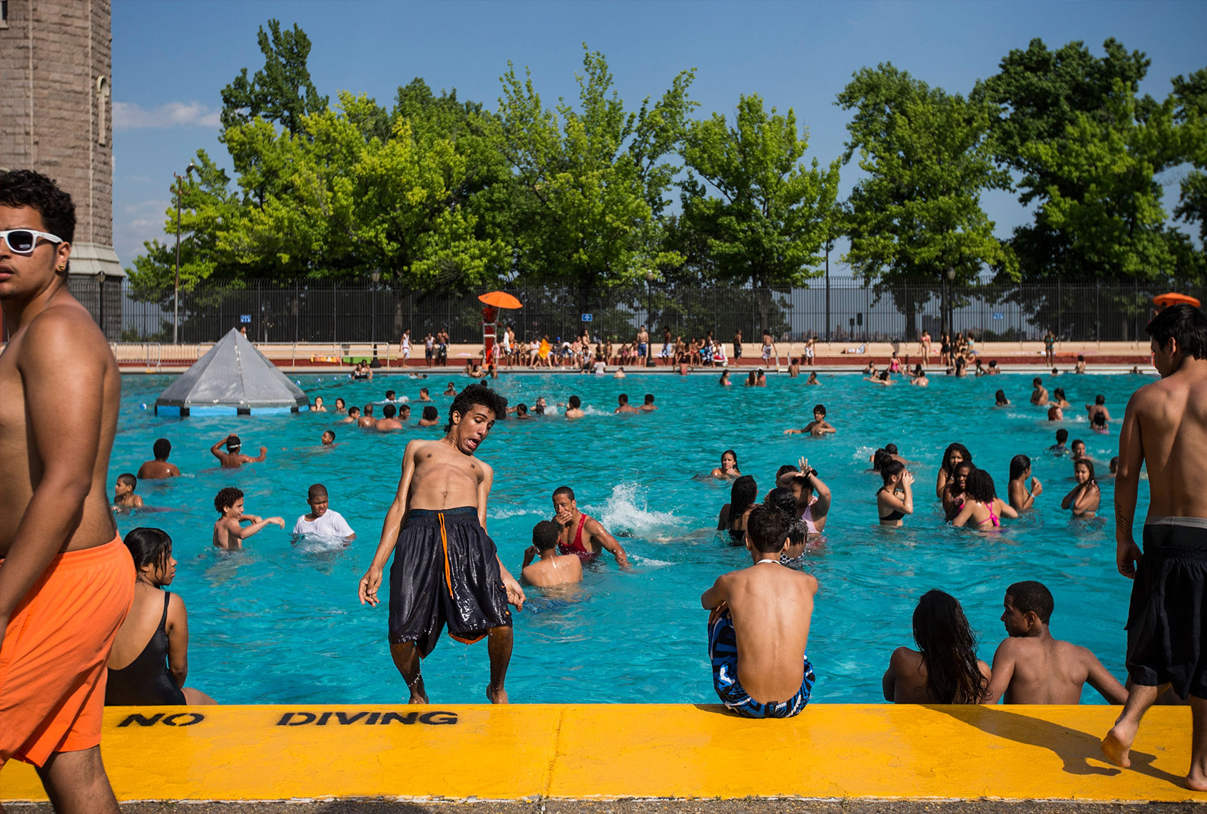 High Bridge Park Pool at 174th Street on June 27, 2014 in the Washington Heights neighborhood of New York City (Andrew Burton/Getty Images)
