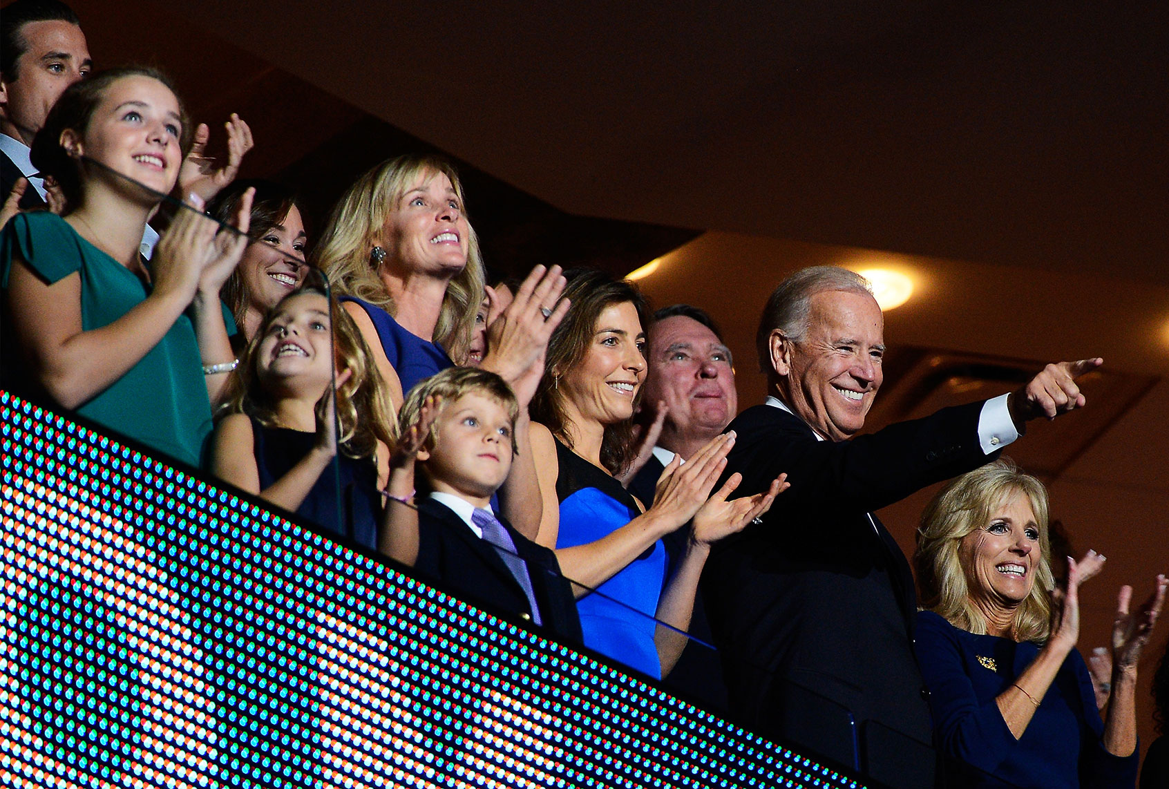 Joe Biden and his family (Kevork Djansezian/Getty Images)