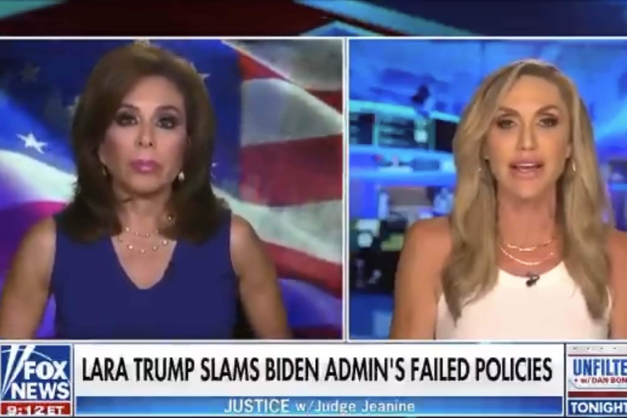 Lara Trump during an interview on Fox News (FOX News)