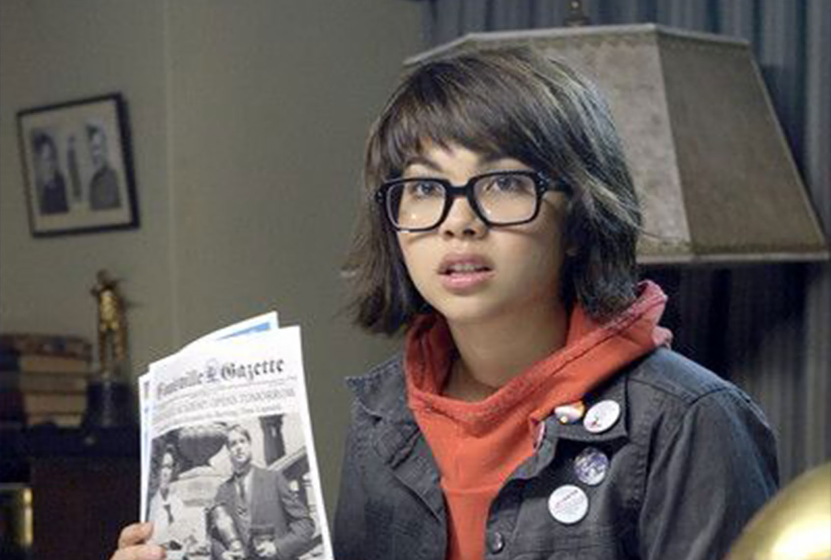 Hayley Kiyoko as Velma Dinkley in "Scooby-Doo! The Mystery Begins" (2009) (Warner Bros.)