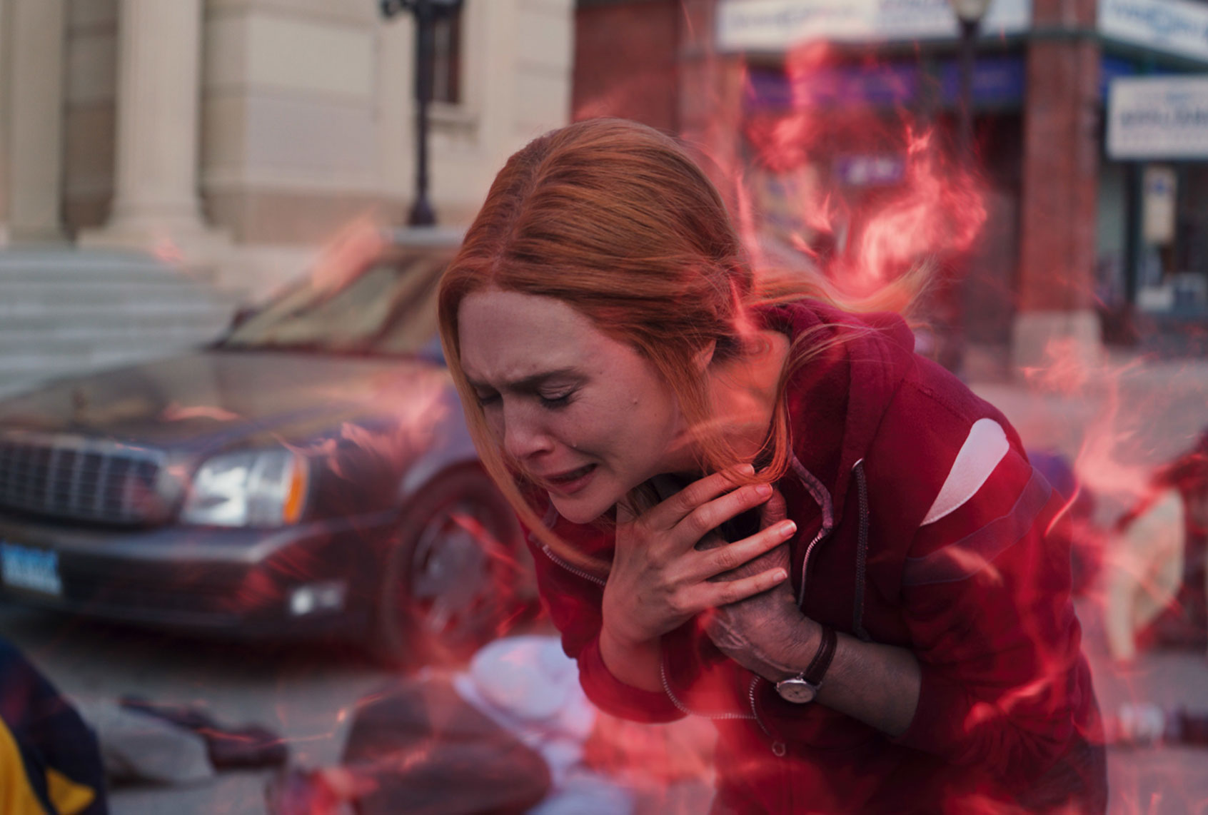 Elizabeth Olsen as Wanda Maximoff in "WandaVision" (Marvel/Disney+)