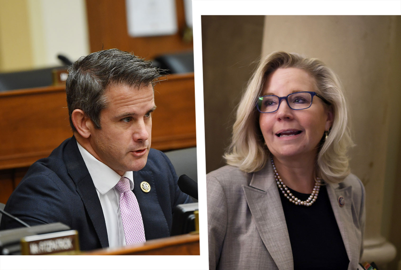 Adam Kinzinger and Liz Cheney (Photo illustration by Salon/Getty Images)