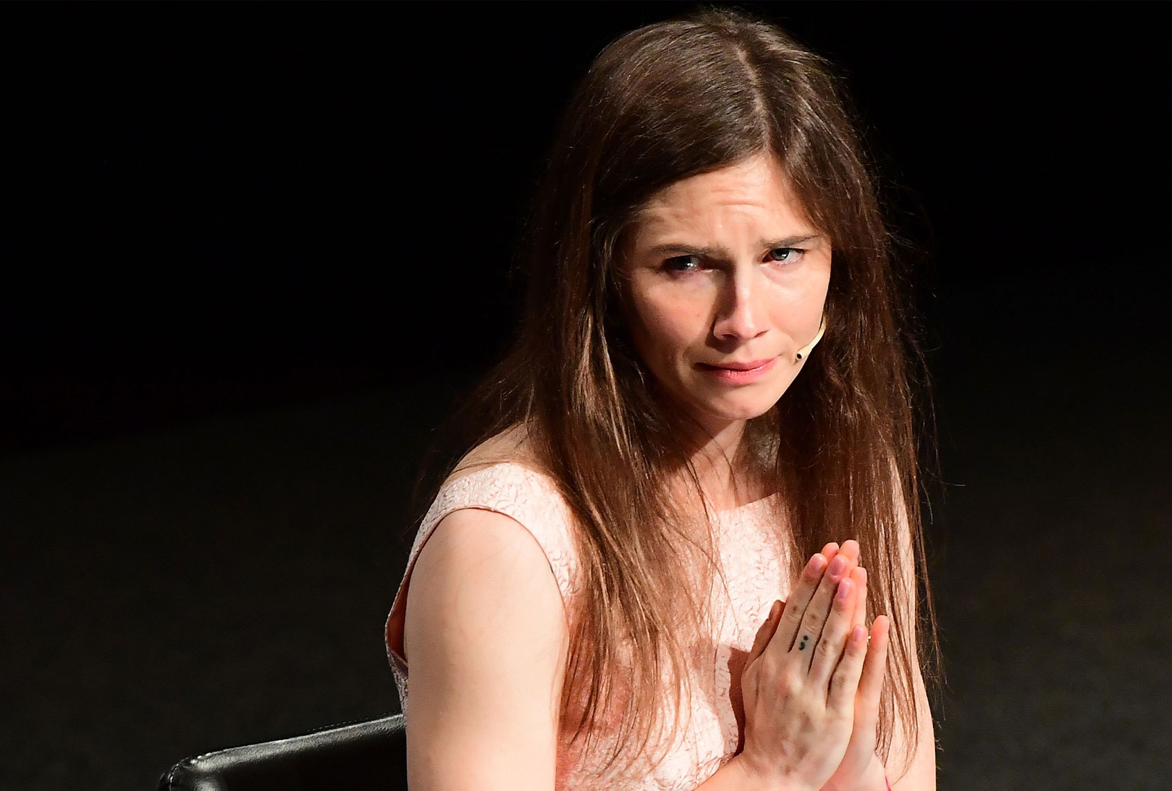 US journalist Amanda Knox (VINCENZO PINTO/AFP via Getty Images)