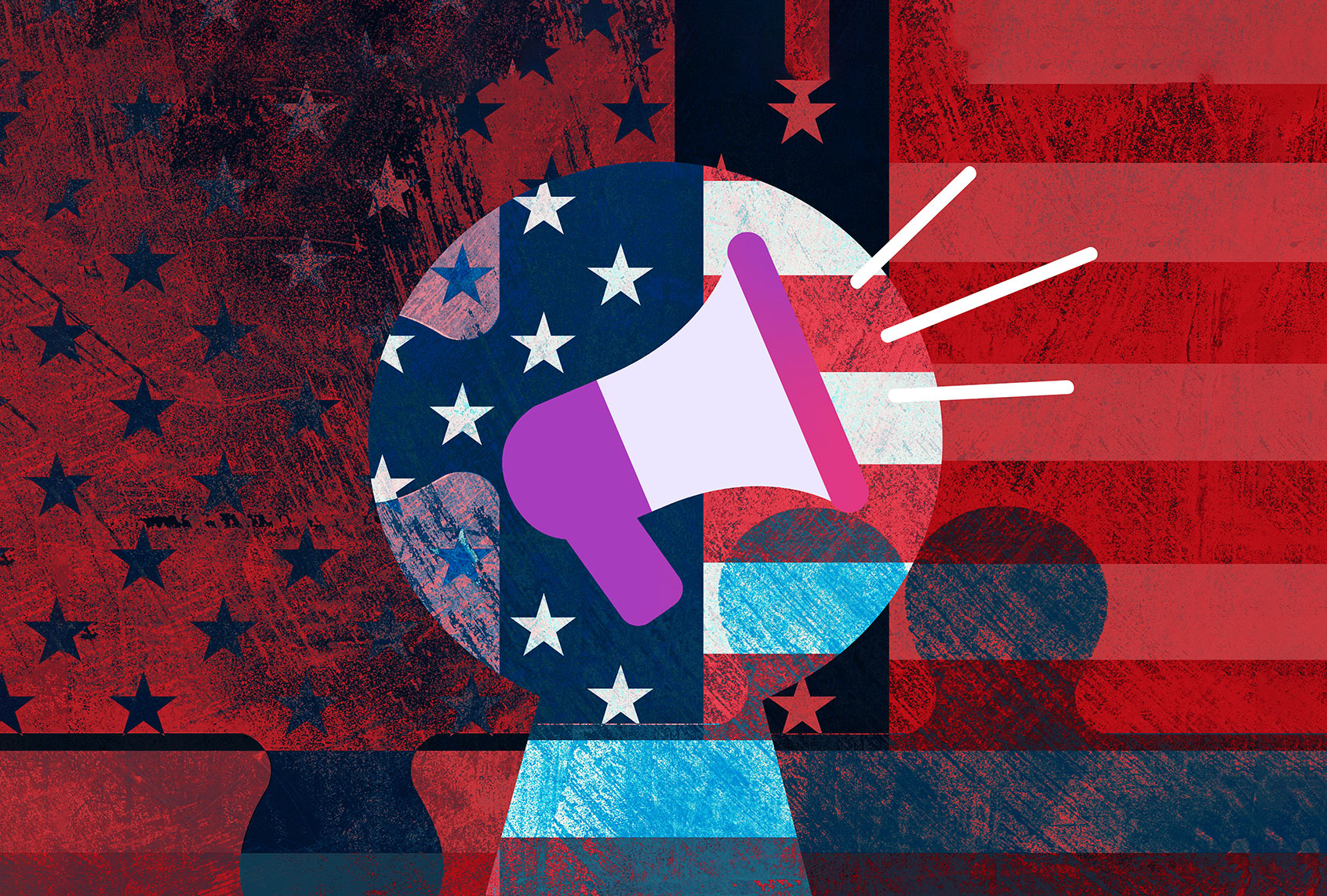 Abstract freedom of speech illustration (Getty Images/Sean Gladwell)