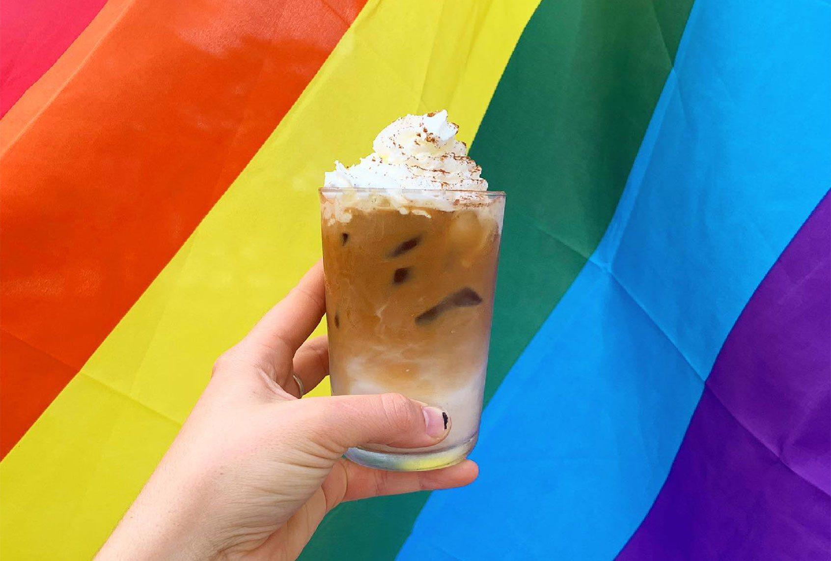 Coffee Drink from Little Woodford's in Portland, Maine. (Photo courtesy of Little Woodford's)