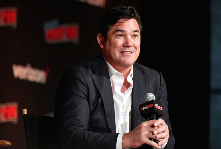 Dean Cain speaks onstage at the Lois & Clark: The New Adventures of Superman 25th Anniversary Reunion panel during New York Comic Con 2018 at Jacob K. Javits Convention Center on October 5, 2018 in New York City. (Dia Dipasupil/Getty Images for New York Comic Con)