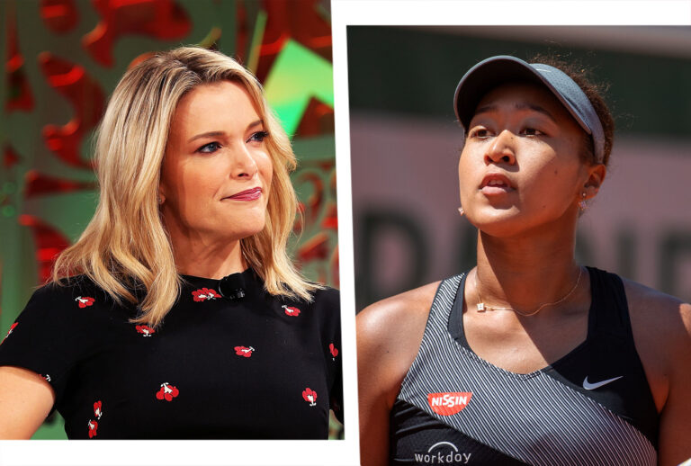 Megyn Kelly and Naomi Osaka (Photo illustration by Salon/Getty Images)