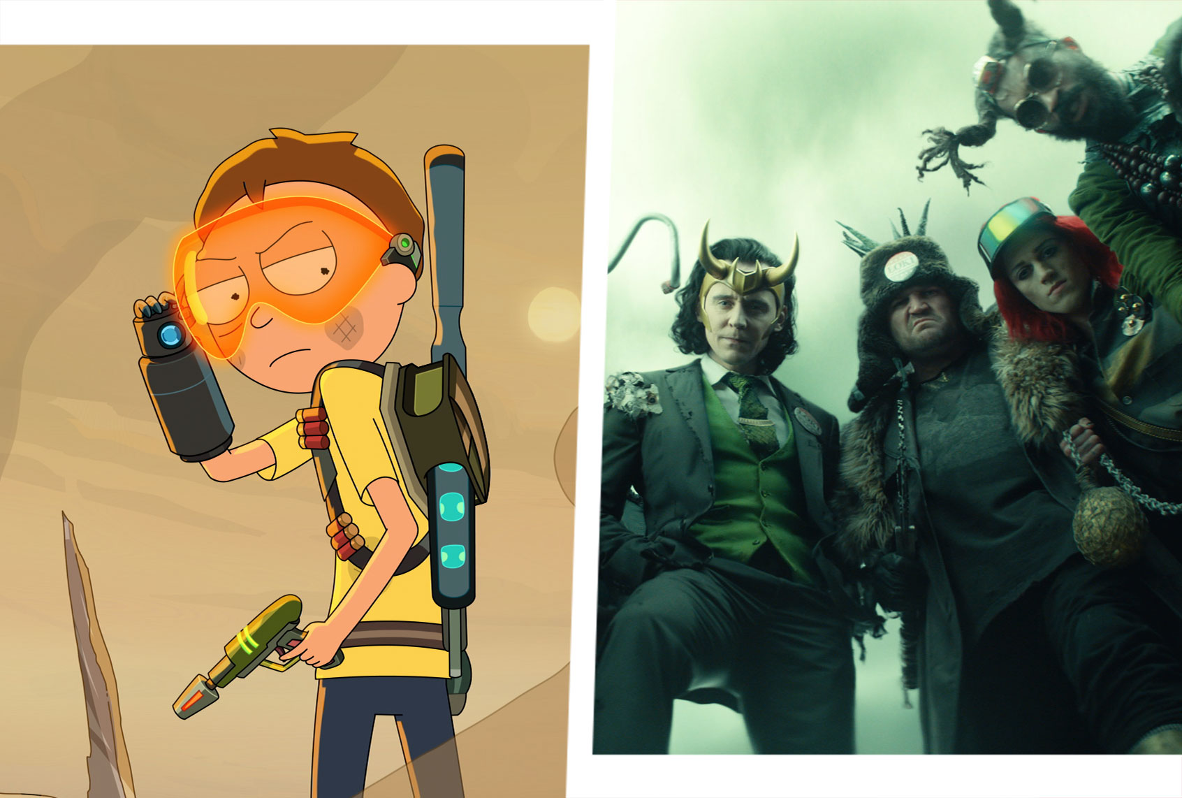 Rick and Morty | Loki (Photo illustration by Salon/Adult Swim/Marvel Studios)