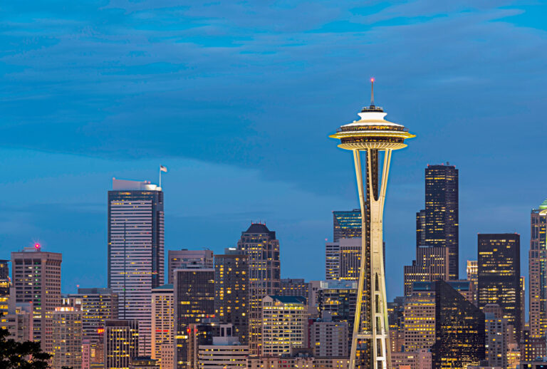 The Space Needle and downtown Seattle (Getty Images/Adam Schmid)