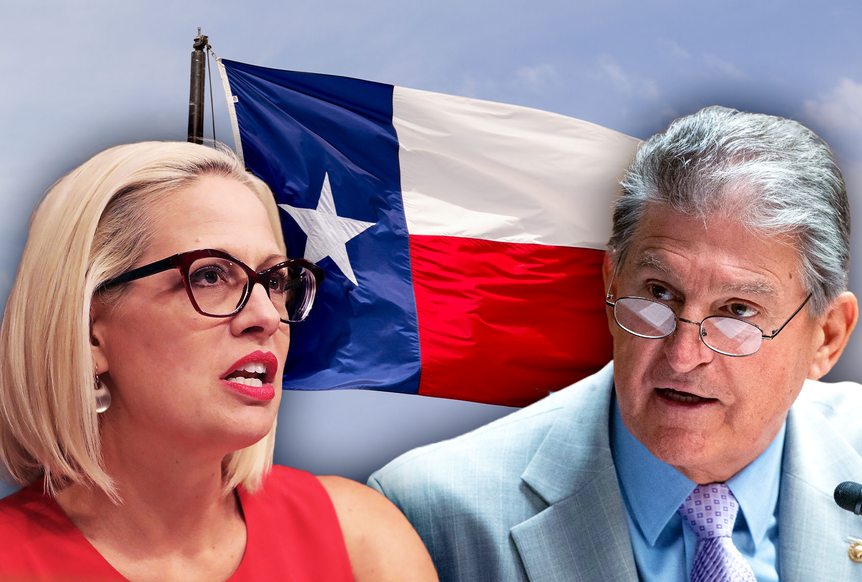 Kyrsten Sinema and Joe Manchin (Photo illustration by Salon/Getty Images)