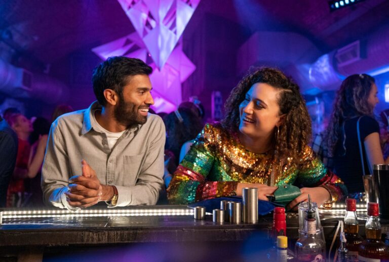 Nikesh Patel and Rose Matafeo in "Starstruck" (HBO Max)