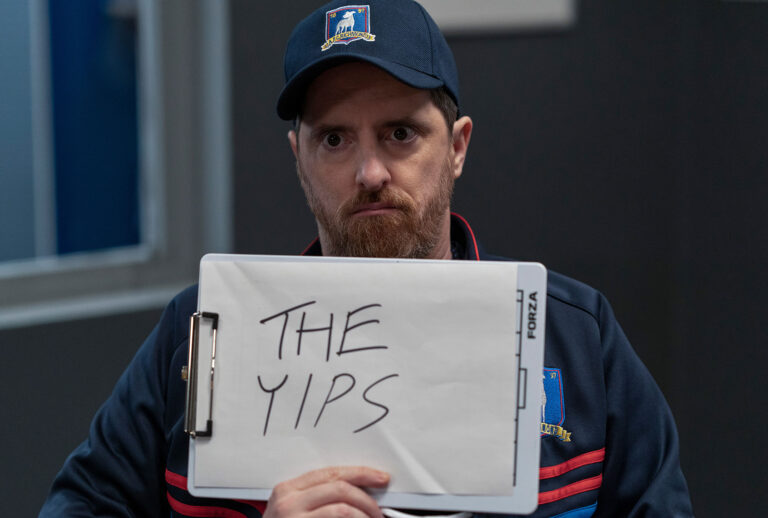 Brendan Hunt as Coach Beard in "Ted Lasso" (Apple TV+)