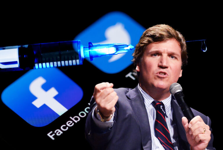 Tucker Carlson | Twitter and Facebook (Photo illustration by Salon/Getty Images)