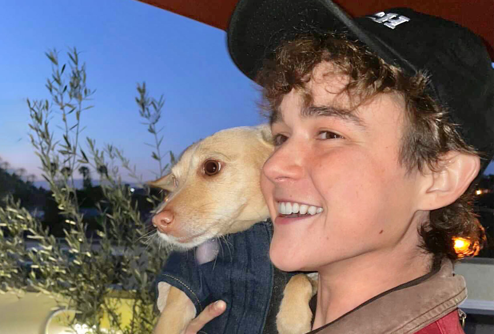 Author and their dog, Joni (Photo provided by Charlie Nelson Jacobs)