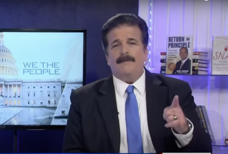 Former Newsmax host Dick Farrel (Newsmax)