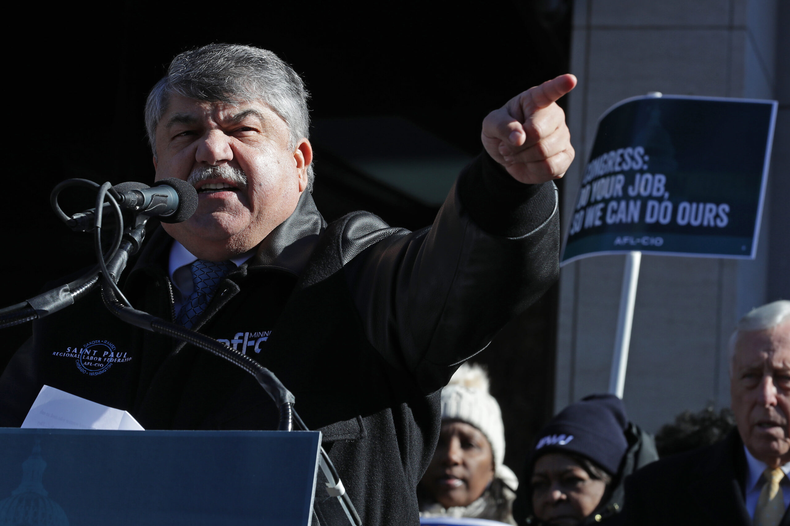 The late AFL-CIO President Richard Trumka. (Chip Somodevilla/Getty Images)