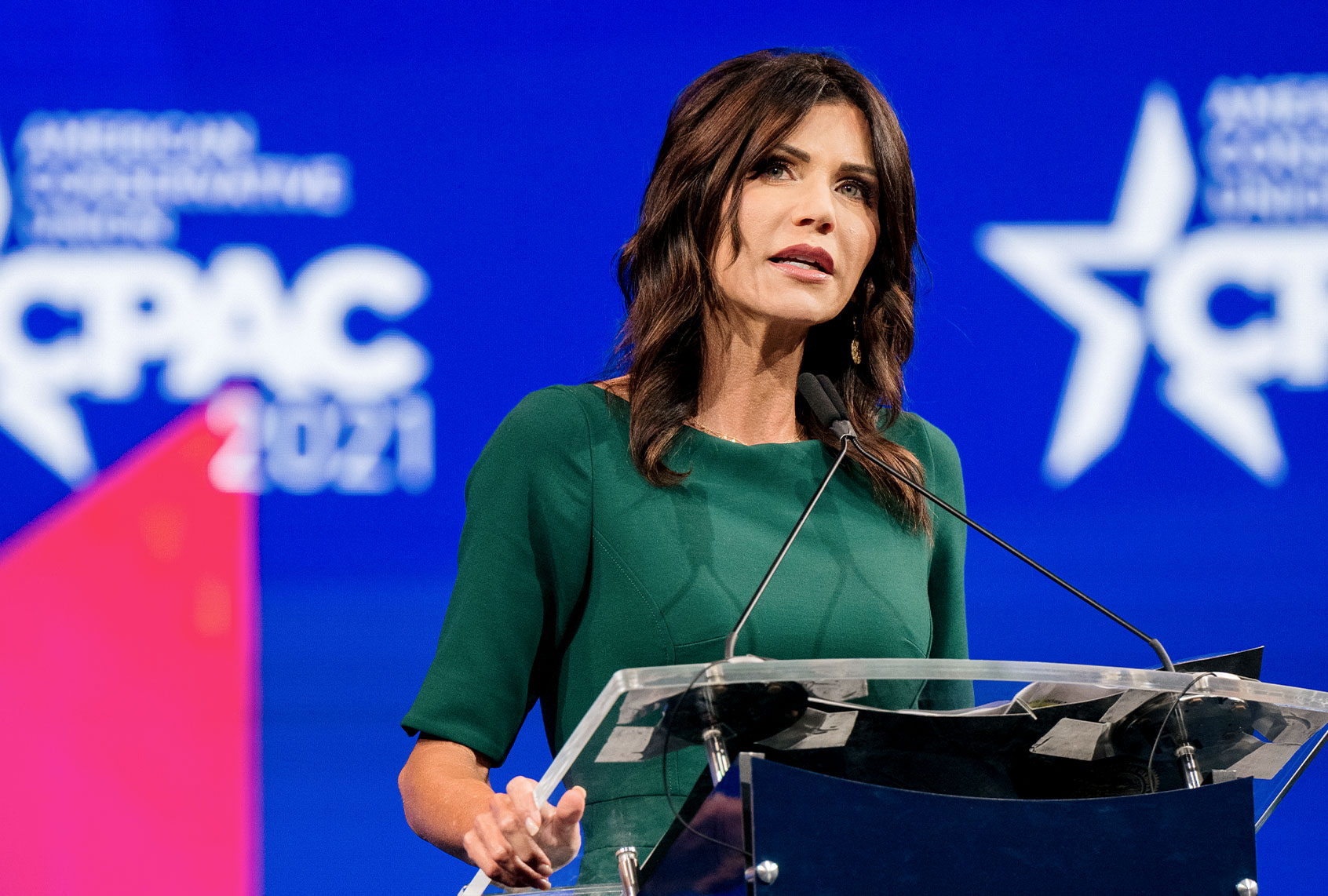 South Dakota Gov. Kristi Noem (Brandon Bell/Getty Images)