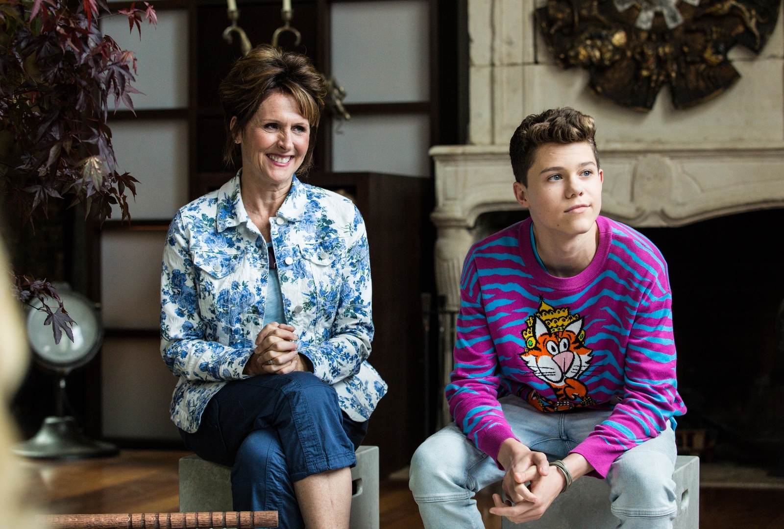 Molly Shannon and Case Walker in "The Other Two" (Jon Pack/TBS/WarnerMedia)