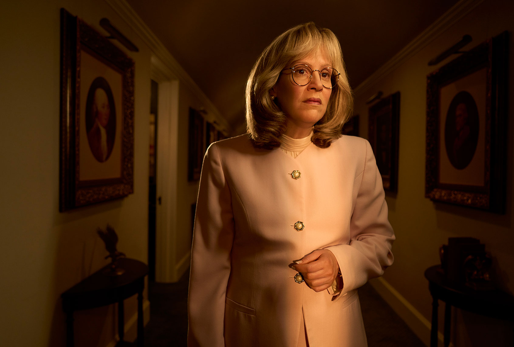 Sarah Paulson as Linda Tripp on "Impeachment: American Crime Story" (Kurt Iswarienko/FX)