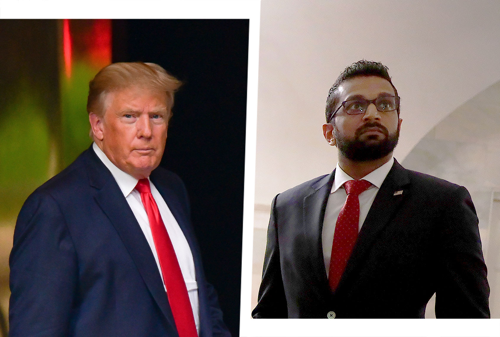 Former US President Donald Trump and adviser Kash Patel (Photo illustration by Salon/Getty Images)