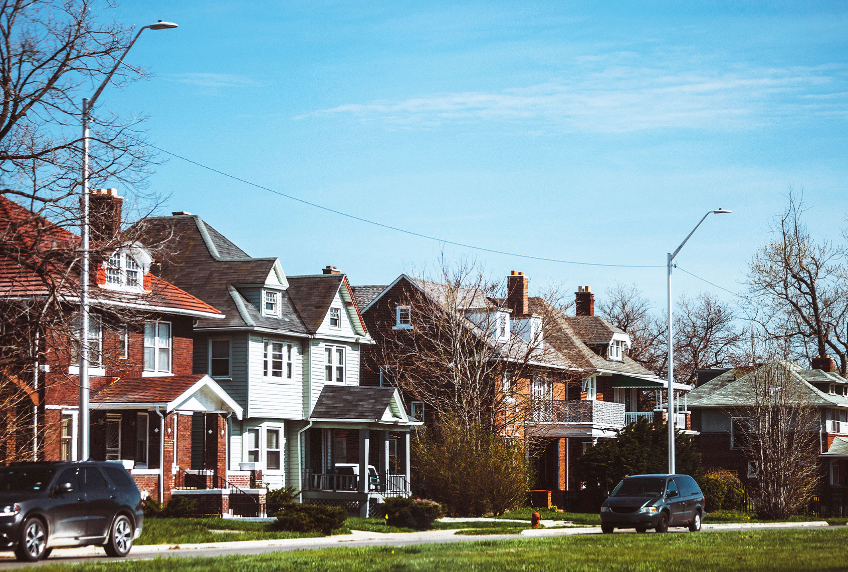 Inner city Detroit, Michigan (Getty Images/iStock/peeterv)