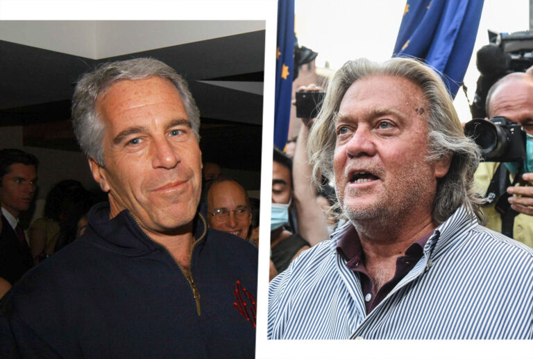 Jeffery Epstein and Steve Bannon (Photo illustration by Salon/Getty Images/Neil Rasmus/Stephanie Keith)