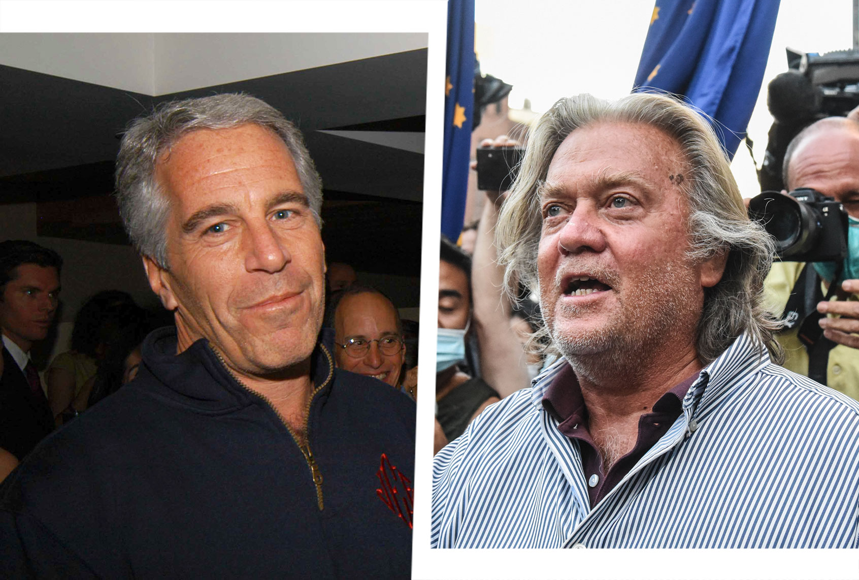 Jeffery Epstein and Steve Bannon (Photo illustration by Salon/Getty Images/Neil Rasmus/Stephanie Keith)