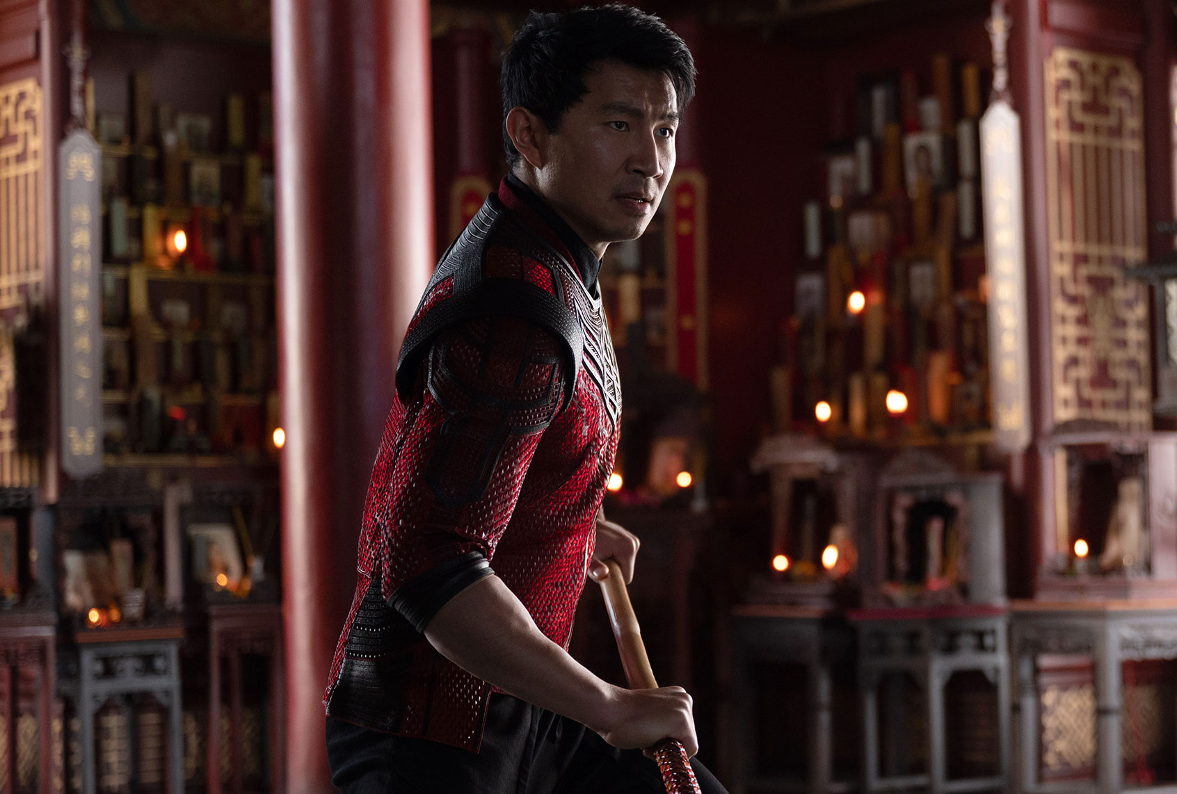 Simu Liu as Shang-Chi in "Shang-Chi and the Legend of the Ten Rings" (Marvel Studios)