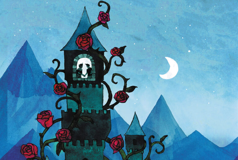 Sleeping Beauty from "﻿Beasts and Beauty: Dangerous Tales."﻿ (Illustration by Julia Iredale, C﻿ourtesy of HarperCollins﻿﻿)