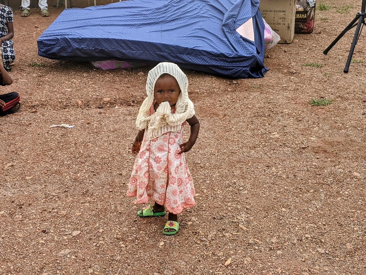 Tigrayan refugee girl in Um Rakuba, Sudan