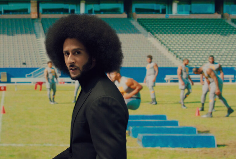 Colin Kaepernick in "Colin in Black & ﻿White" (Netflix)