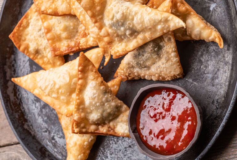 Collard Stuffed Wontons (Ben Fink)