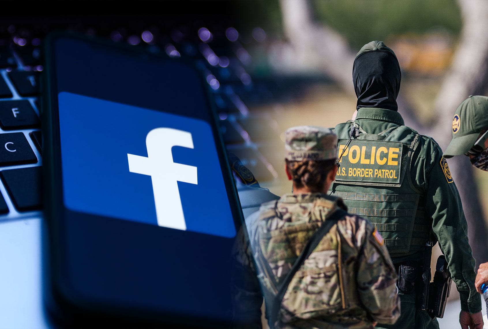 Facebook | U.S. Border Patrol agents (Photo illustration by Salon/Getty Images)