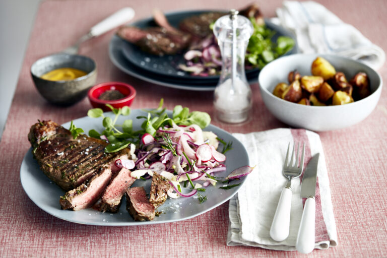 A steak meal for two. (Getty Images)