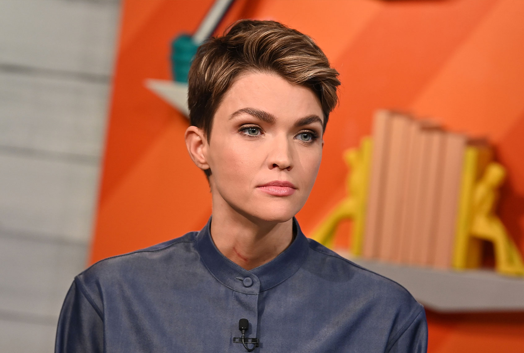 Ruby Rose, the former star of CW Network's "Batwoman" visits BuzzFeed's "AM To DM" on September 30, 2019 in New York City (Slaven Vlasic/Getty Images)
