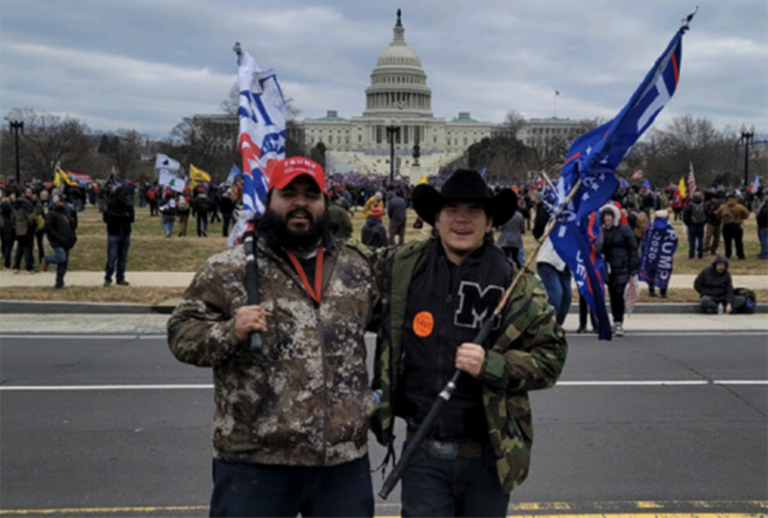 Landon Mitchell, right, and Luke Wessley Bender. (U.S. Department of Justice)