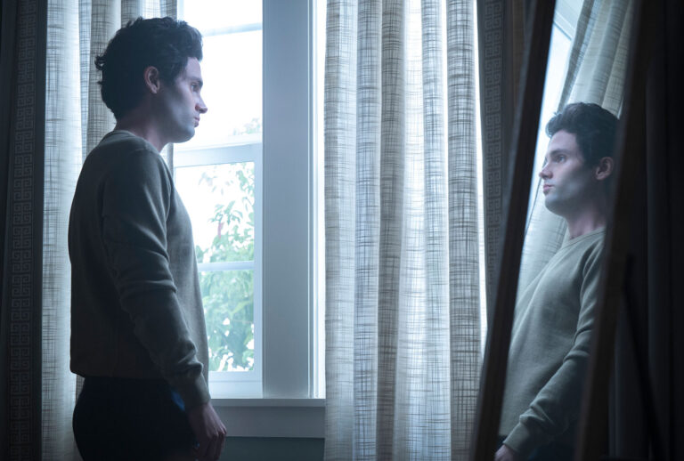 Penn Badgley as Joe Goldberg in "You" (JOHN P. FLEENOR/NETFLIX)