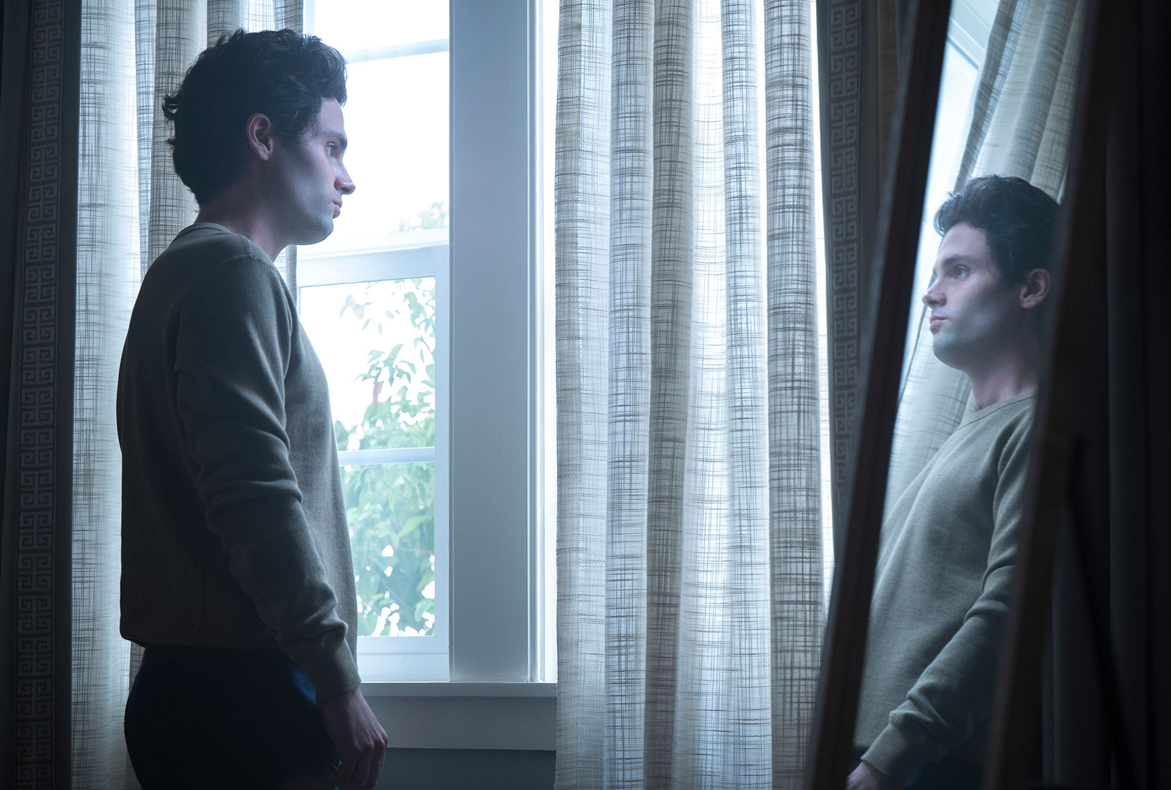 Penn Badgley as Joe Goldberg in "You" (JOHN P. FLEENOR/NETFLIX)