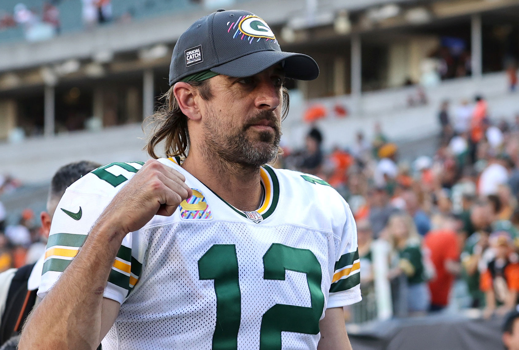 Aaron Rodgers #12 of the Green Bay Packers (Dylan Buell/Getty Images)