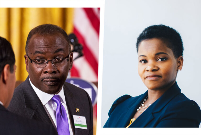 Byron Brown and India Walton (Photo illustration by Salon/Getty Images/Alana Adetola Arts Photography)