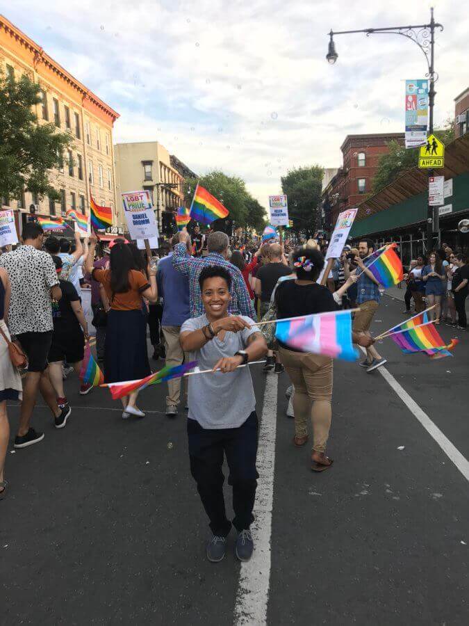 Incoming New York City Council member Crystal Hudson, who will represent a district in central Brooklyn and is the first out LGBTQ Black woman elected to the council. (Twitter/@CrystalHudson)