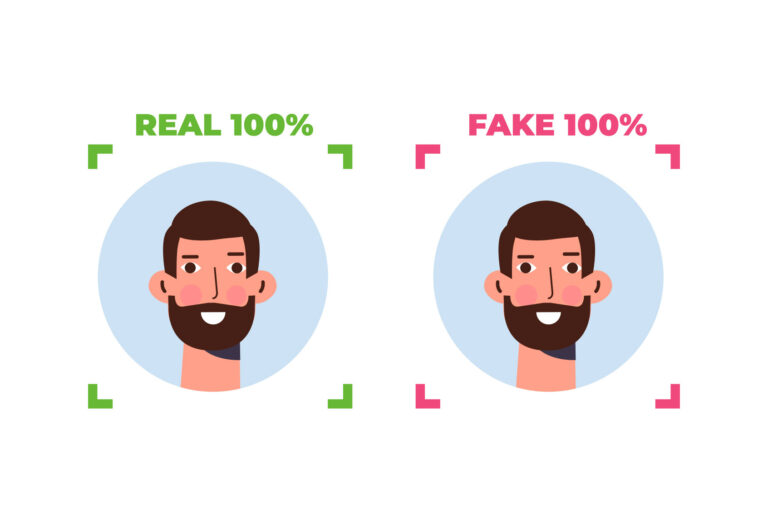 Deepfake, Deep face technology concept illustration (Getty Images/AndSim)