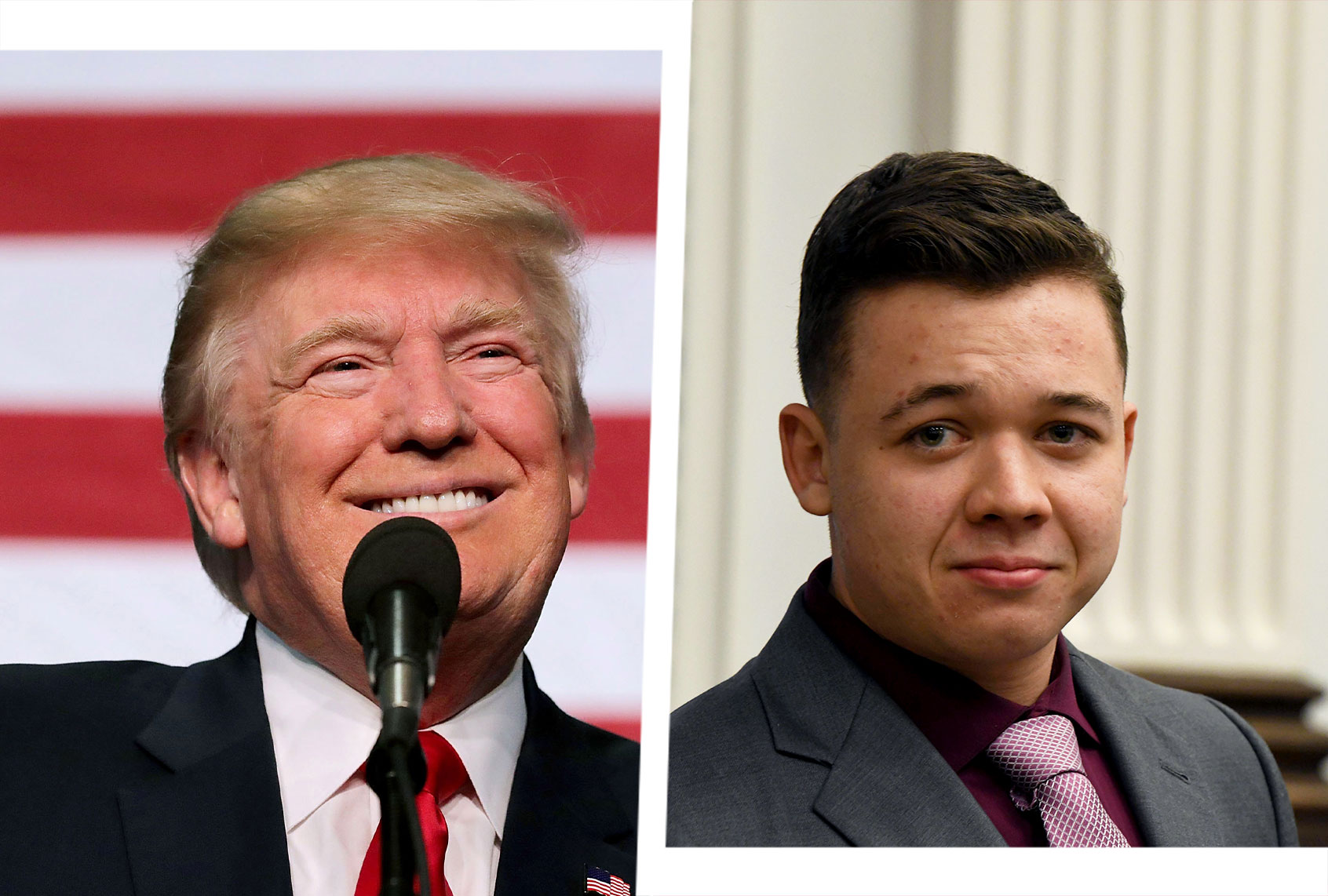 Donald Trump and Kyle Rittenhouse (Photo illustration by Salon/Getty Images)