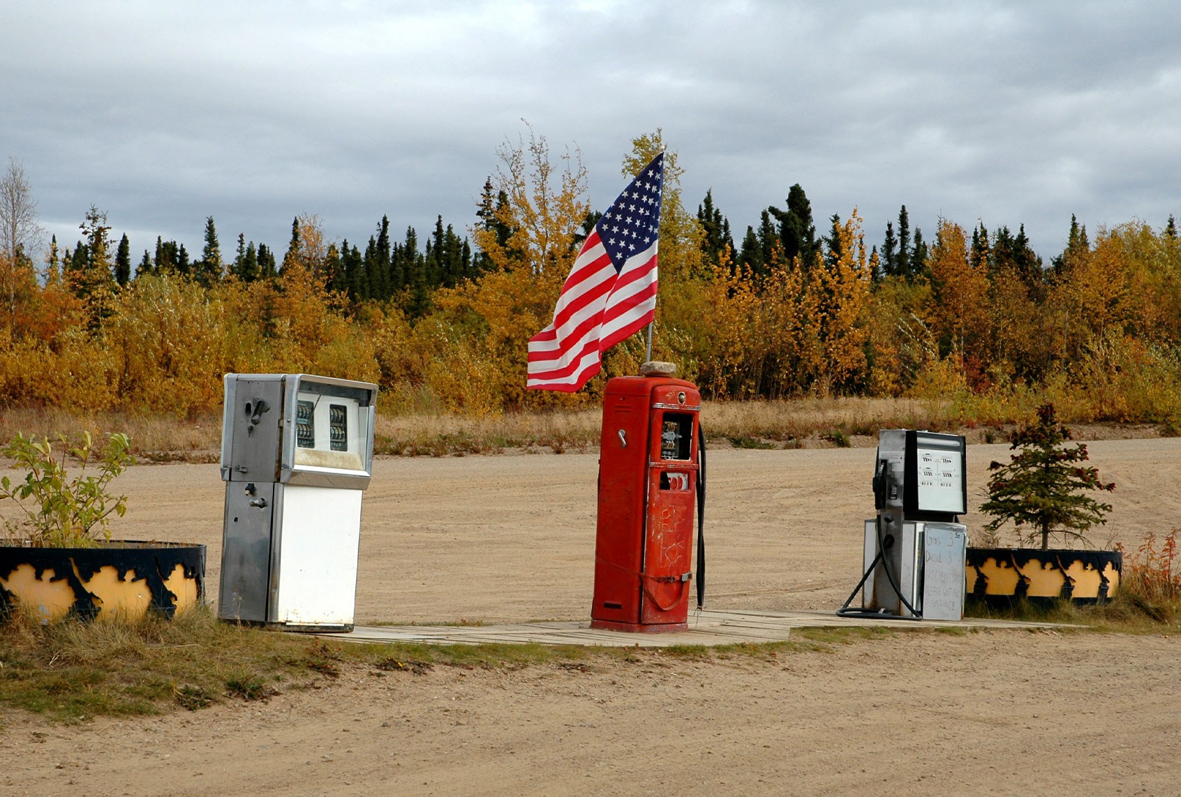 Old gas station (Getty Images/brytta)